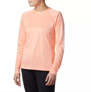 Columbia Peach Long Sleeve T-shirt Size Large